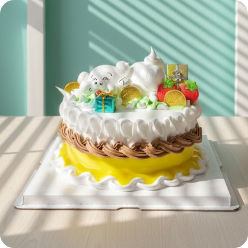 MẪU BÁNH KEM TUỔI HỢI