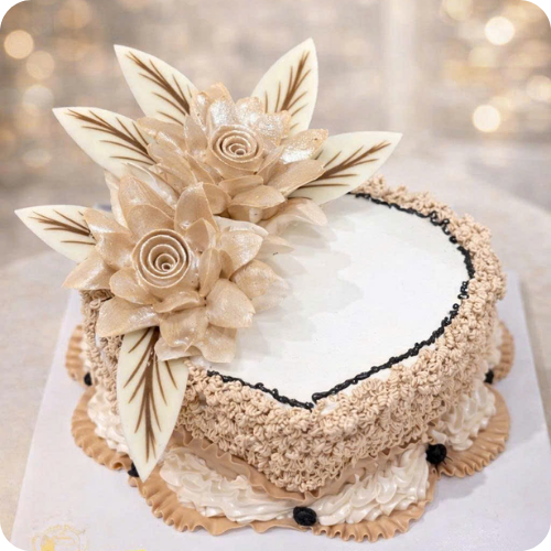 MẪU BÁNH KEM TRÁI TIM SANG TRỌNG